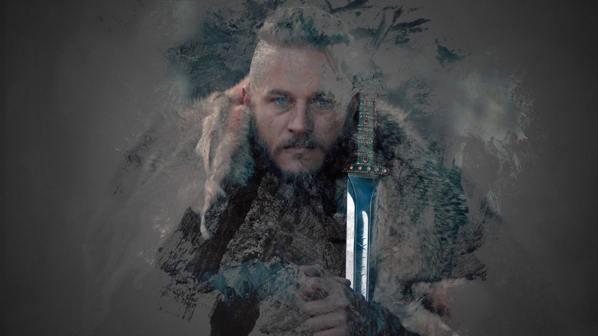 Ragnar Lothbrok 4K ভাইকিংস ব্রাউন অ্যাস্থেটিক