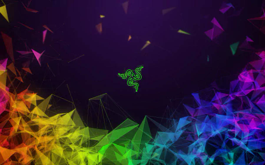 Razer নিয়ন প্যাটার্ন 4K ওয়ালপেপার