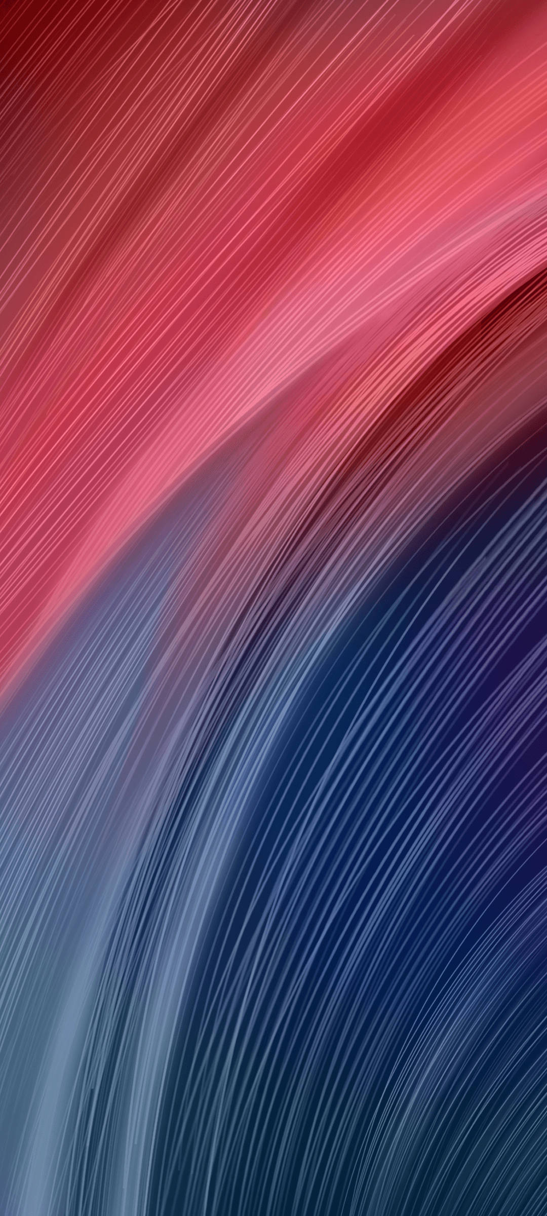 Redmi 9 গোলাপী এবং নীল বক্ররেখা ওয়ালপেপার