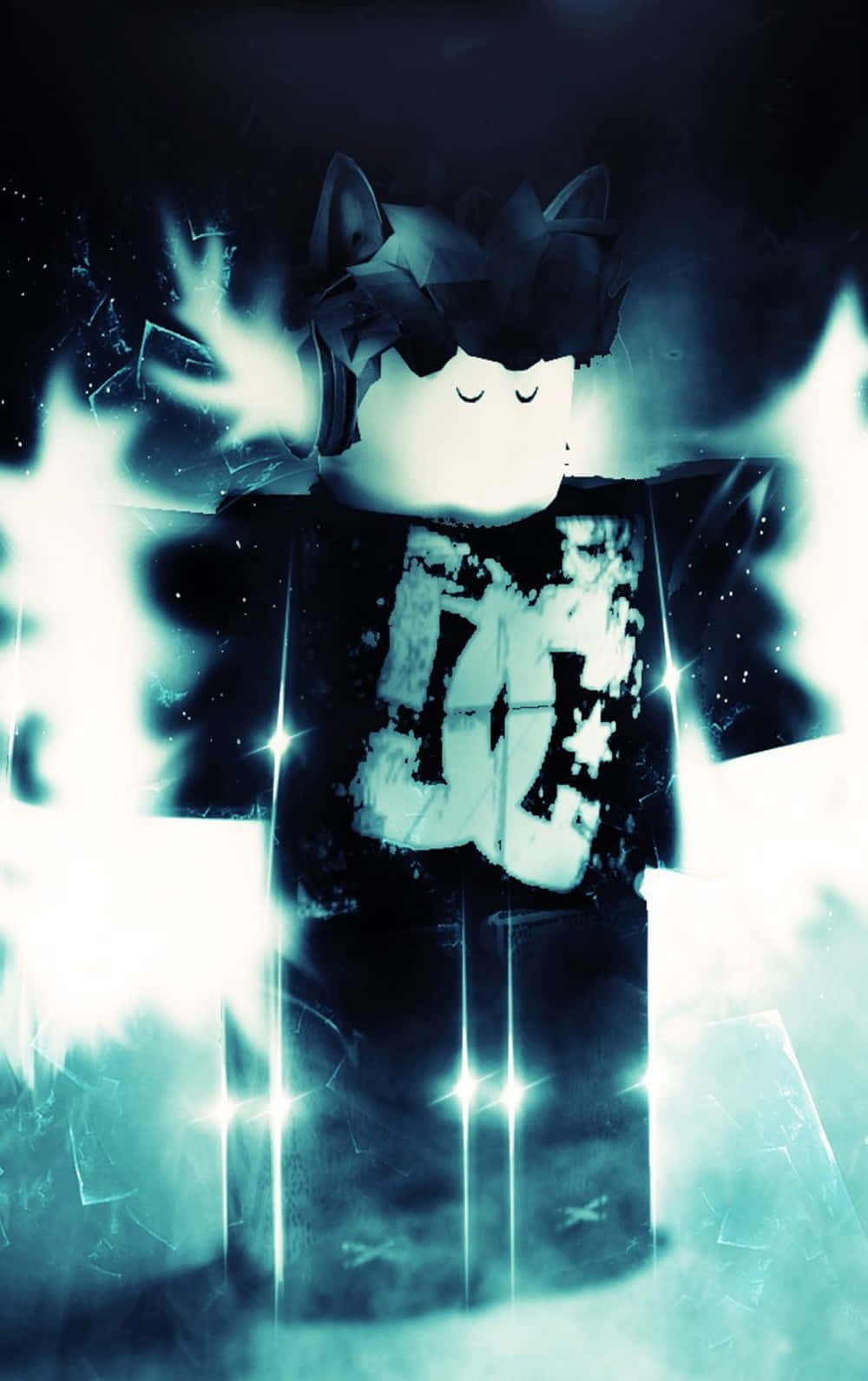 Roblox Emo DC চরিত্র iPhone ওয়ালপেপার