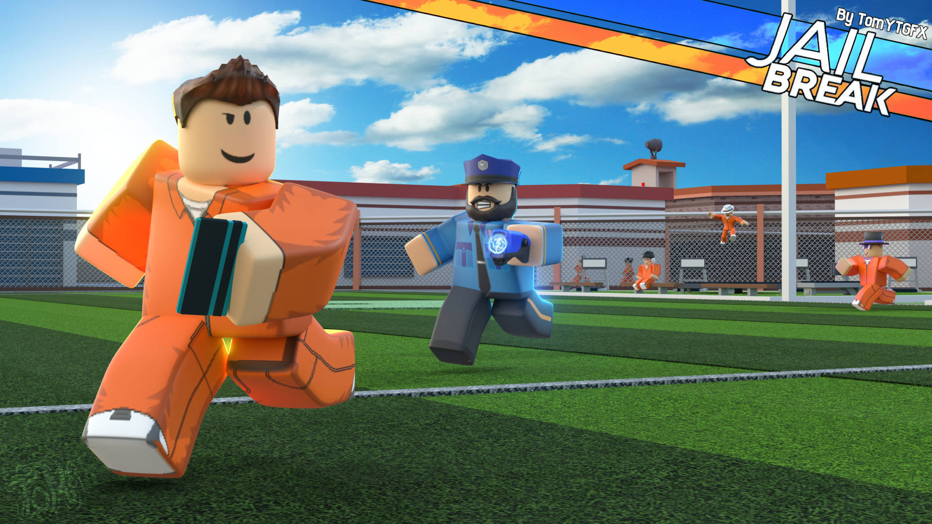 Roblox Jail Break পোস্টার ওয়ালপেপার — রোব্লক্স ওয়ালপেপার