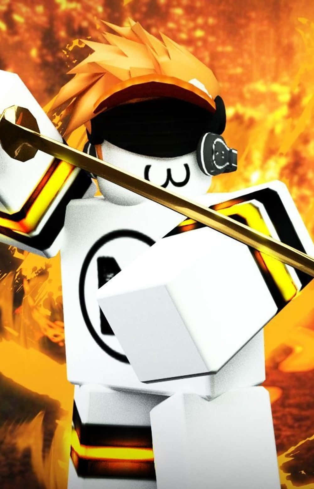 Roblox চরিত্র ডিজাইন তলোয়ার আইফোন ওয়ালপেপার