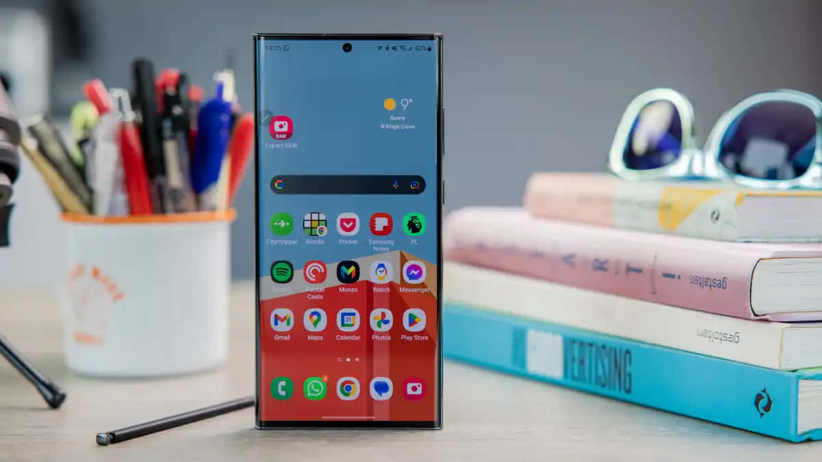 Samsung S23 Ultra ডিসপ্লে এবং S Pen ওয়ালপেপার