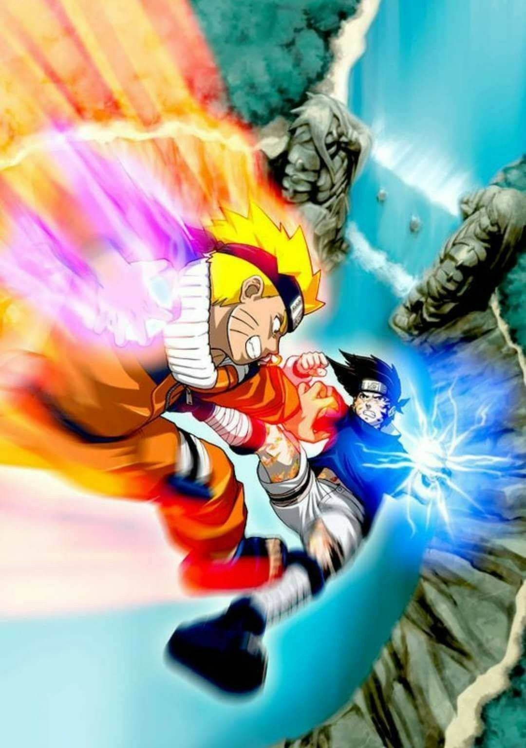 Sasuke Naruto iPhone ওয়ালপেপার ভ্যালি অফ দ্য এন্ডের লড়াই ওয়ালপেপার