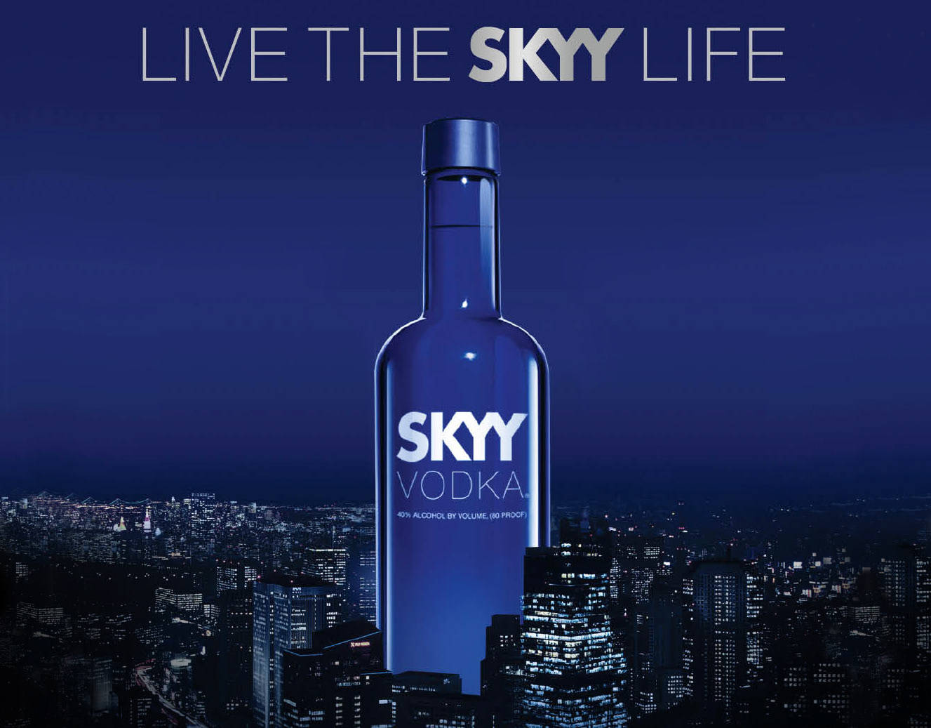 Skyy Vodka লাইভ দ্য স্কাই লাইফ পোস্টার ওয়ালপেপার