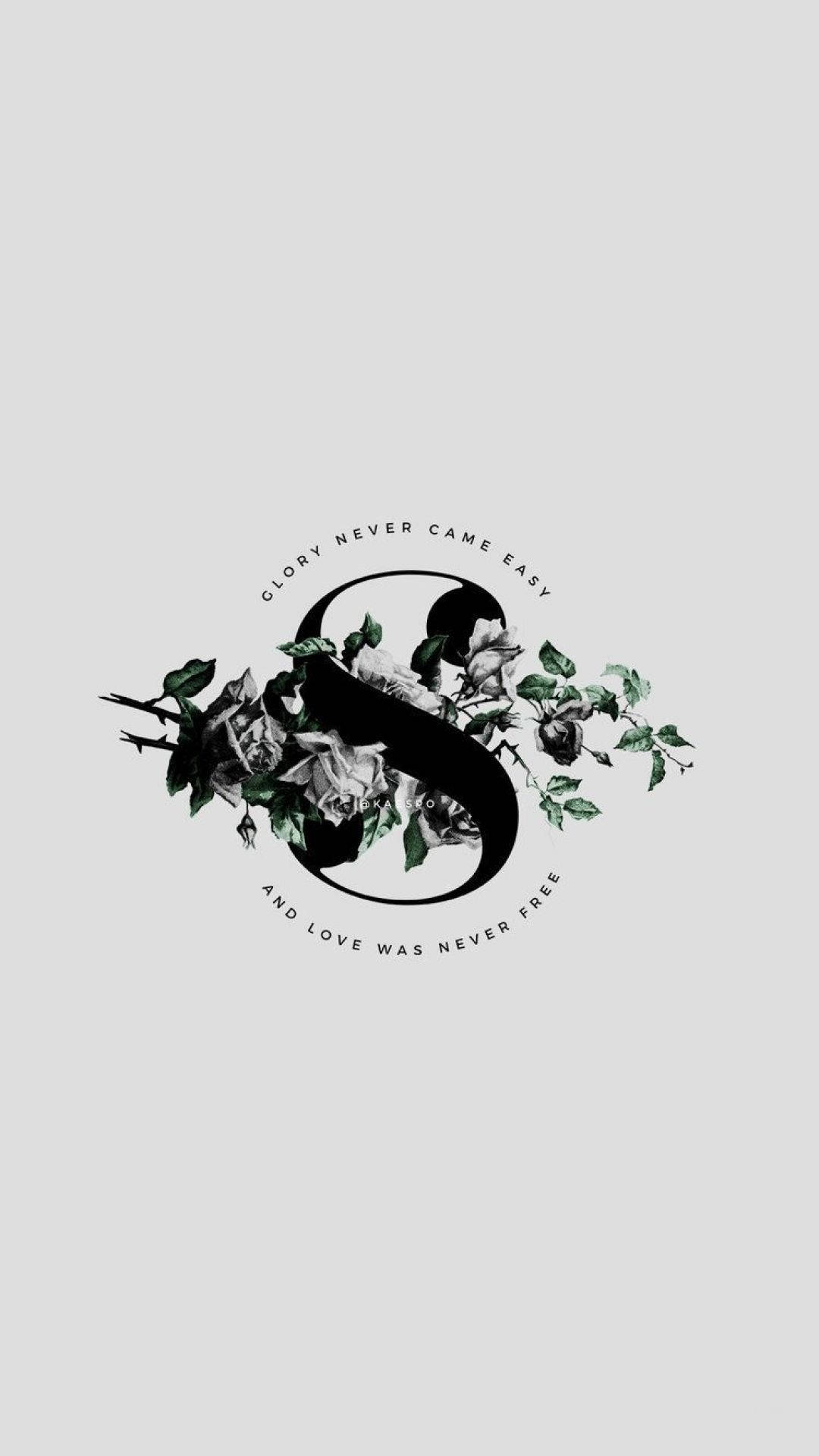 Slytherin সাদা নান্দনিক iPhone ওয়ালপেপার