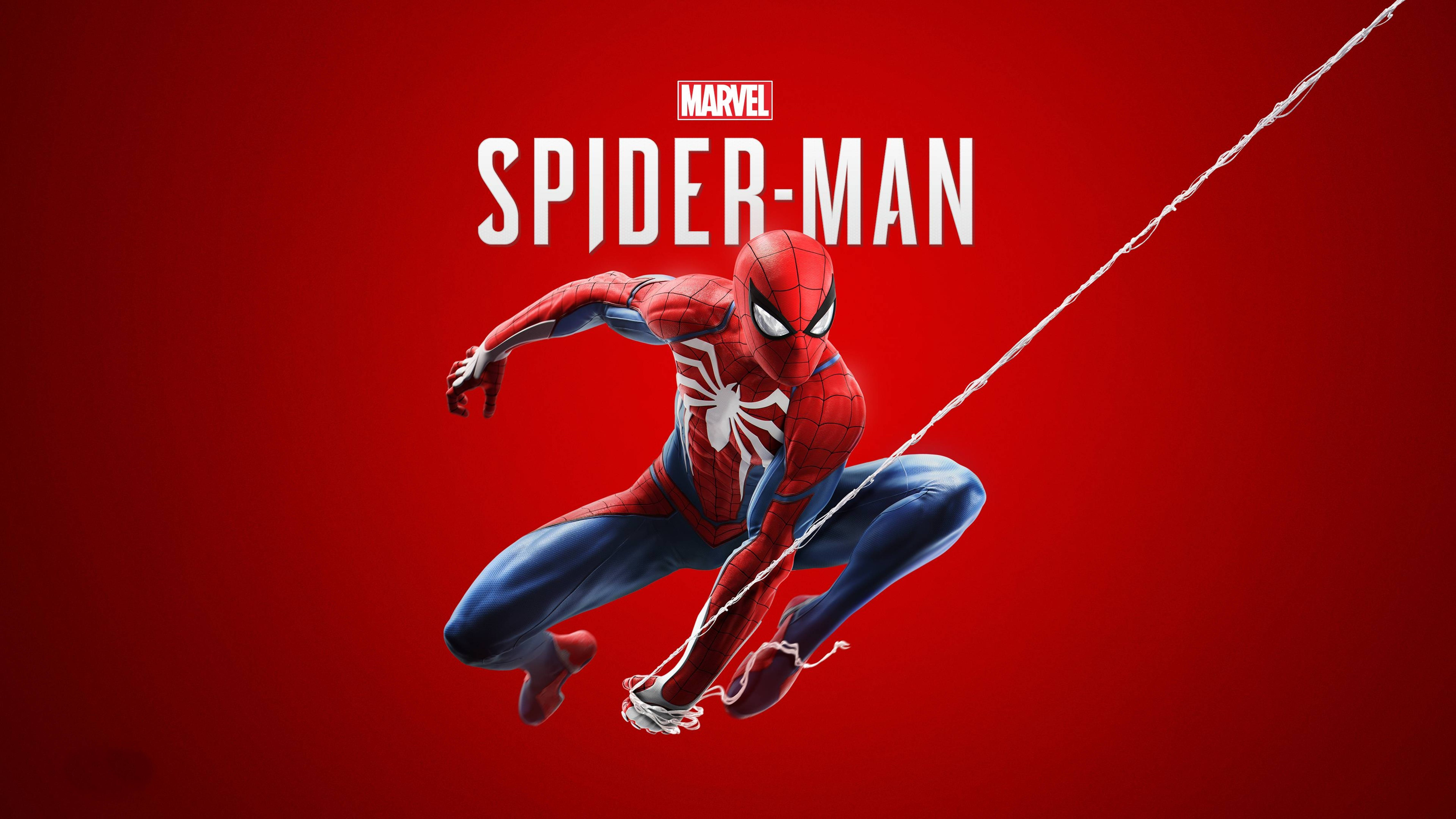 Spiderman Marvel 4K PS4 গেম ওয়ালপেপার