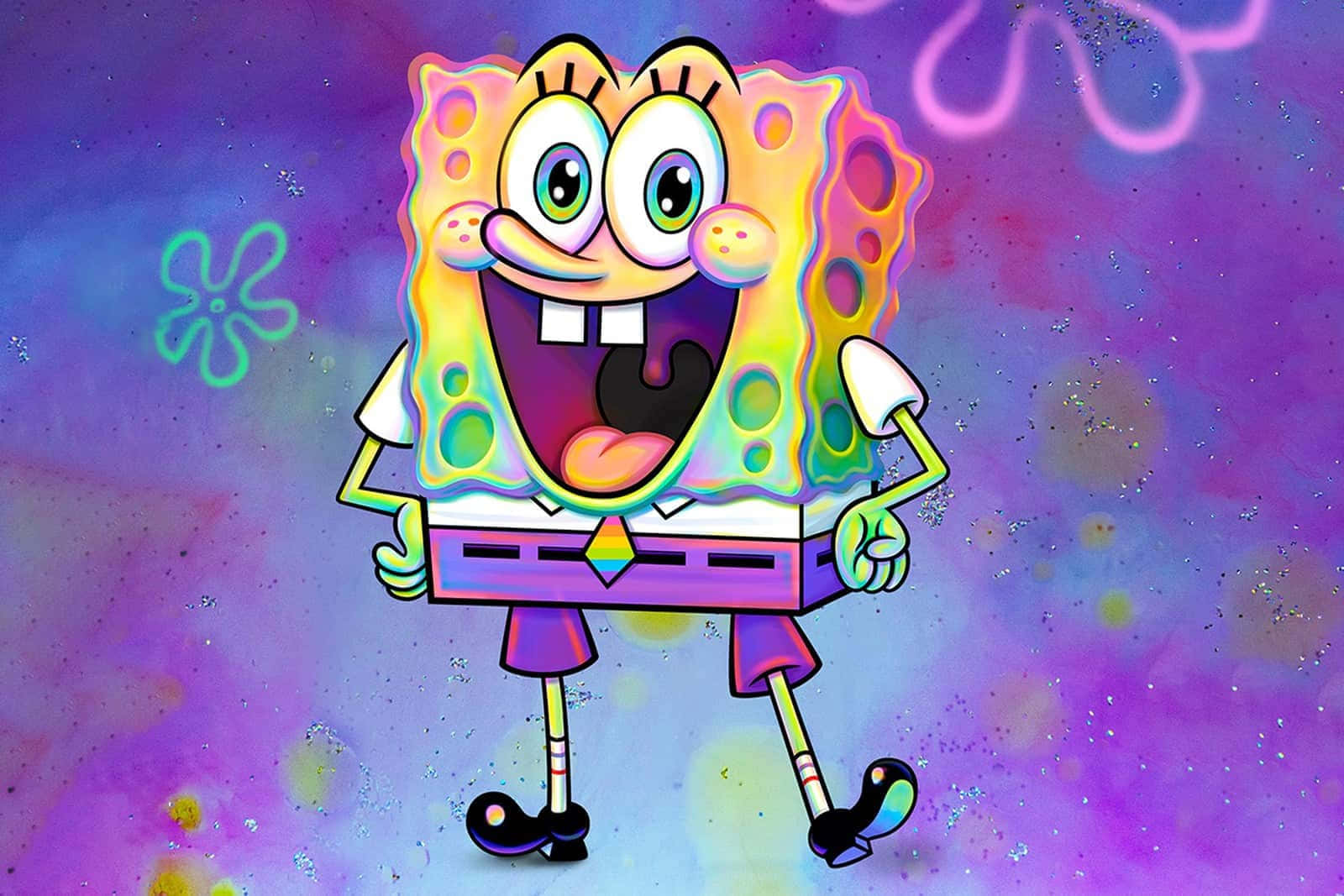 হাস্যকর নান্দনিক SpongeBob SquarePants ওয়ালপেপার