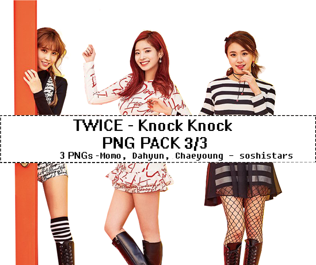Twice Knock Knock P N G প্যাক ওয়ালপেপার