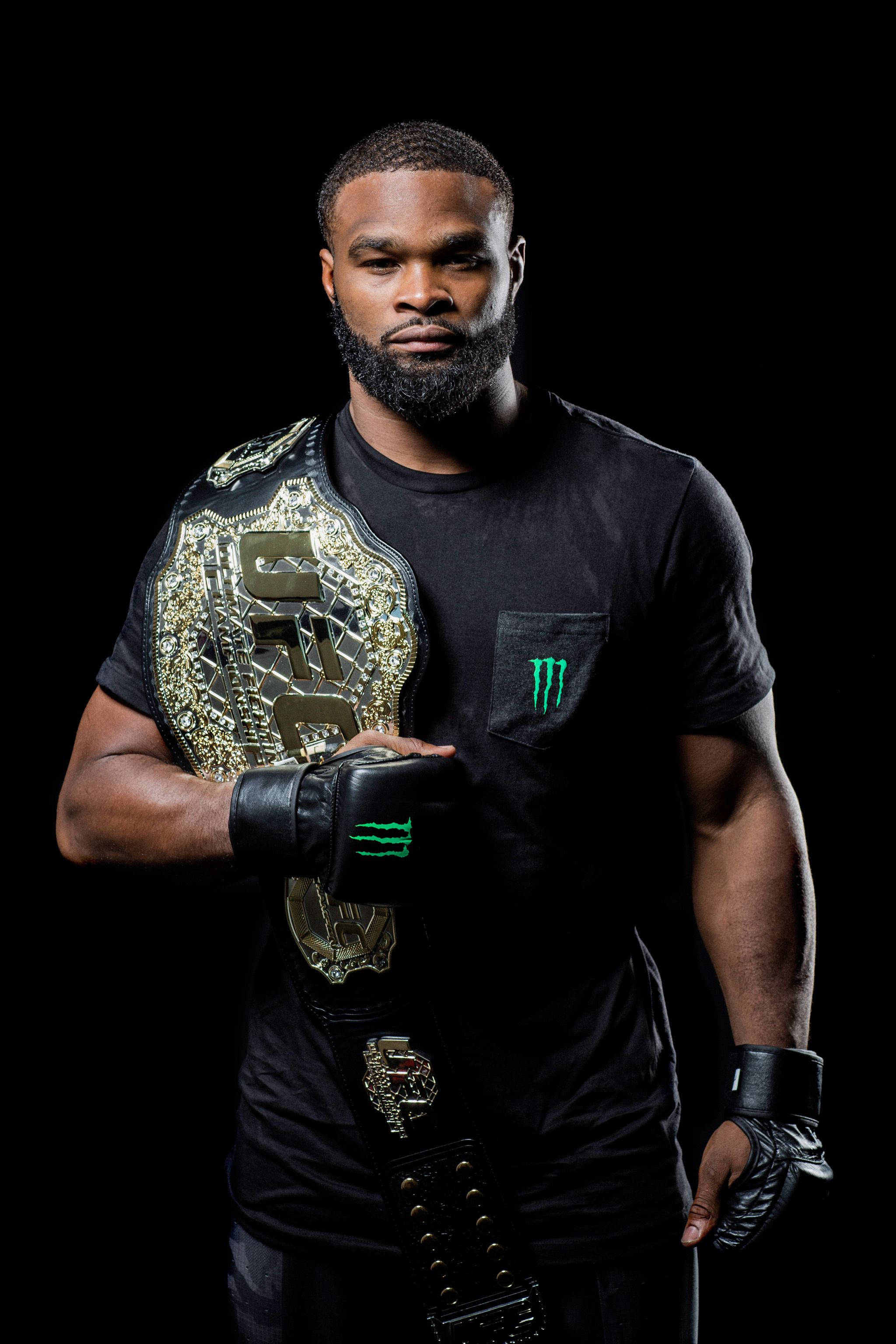 Tyron Woodley With Championship Belt ওয়ালপেপার