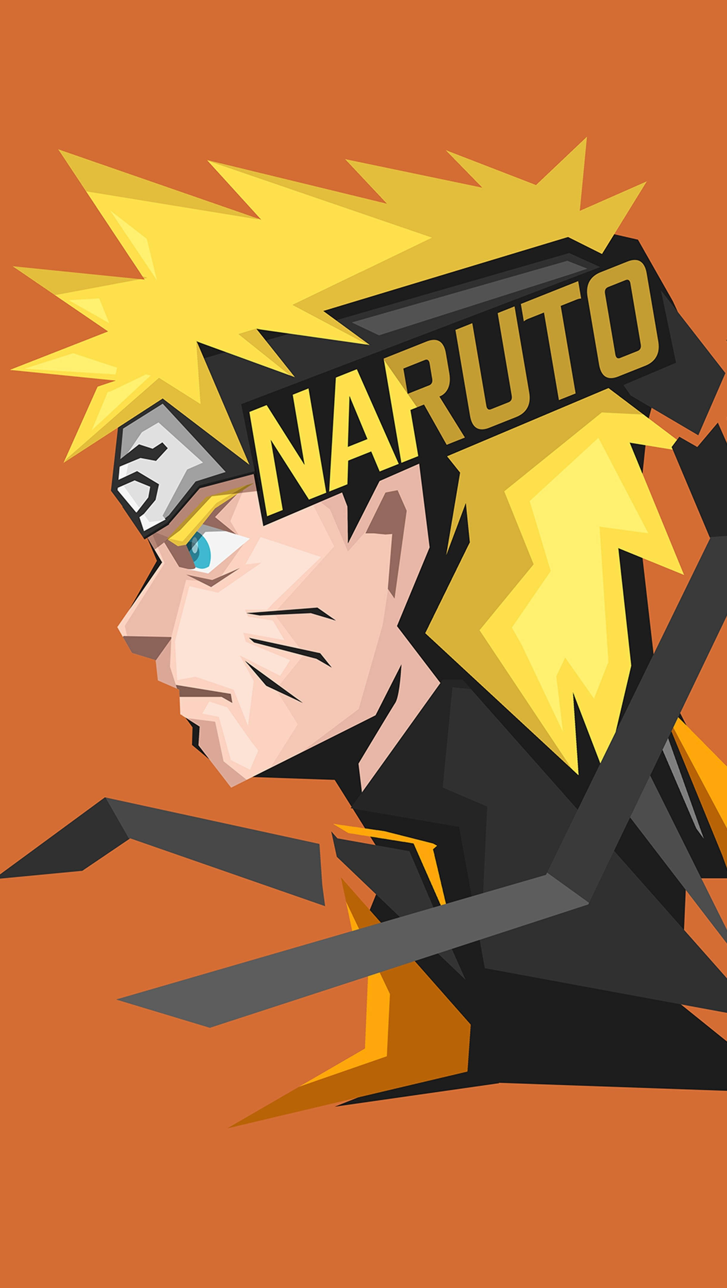 Uzumaki Naruto-এর সাইড প্রোফাইল মোবাইল 4K ওয়ালপেপার