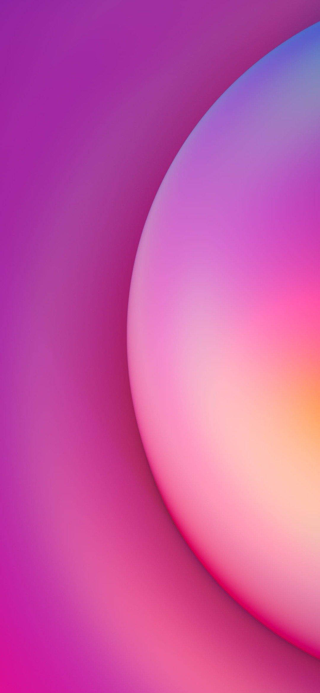 Vivo V20 বেগুনি গোলক ওয়ালপেপার