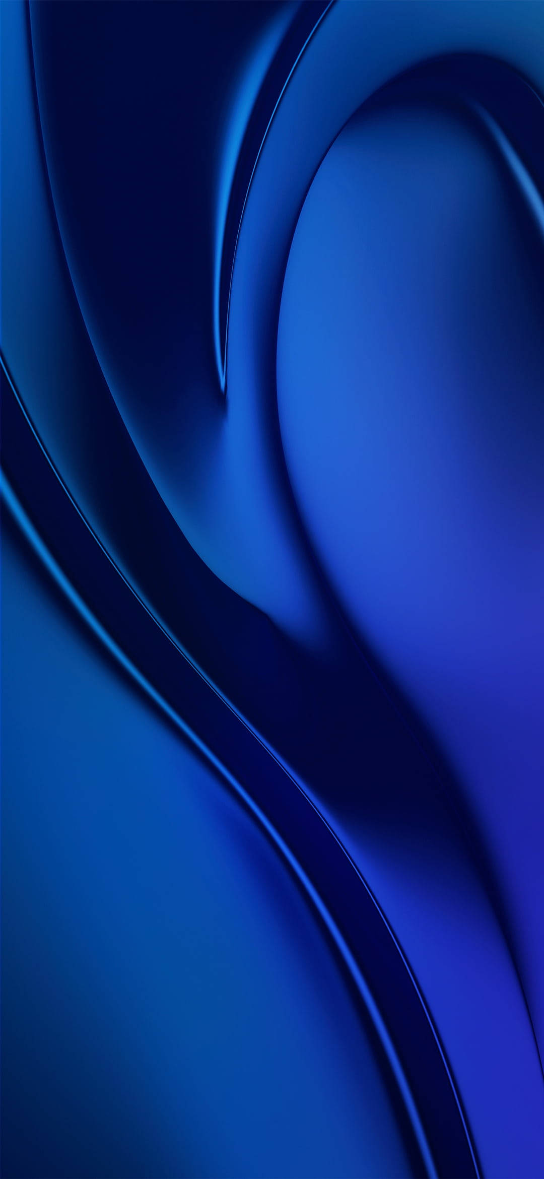 Vivo Y20 গাঢ় নীল তরঙ্গ ওয়ালপেপার