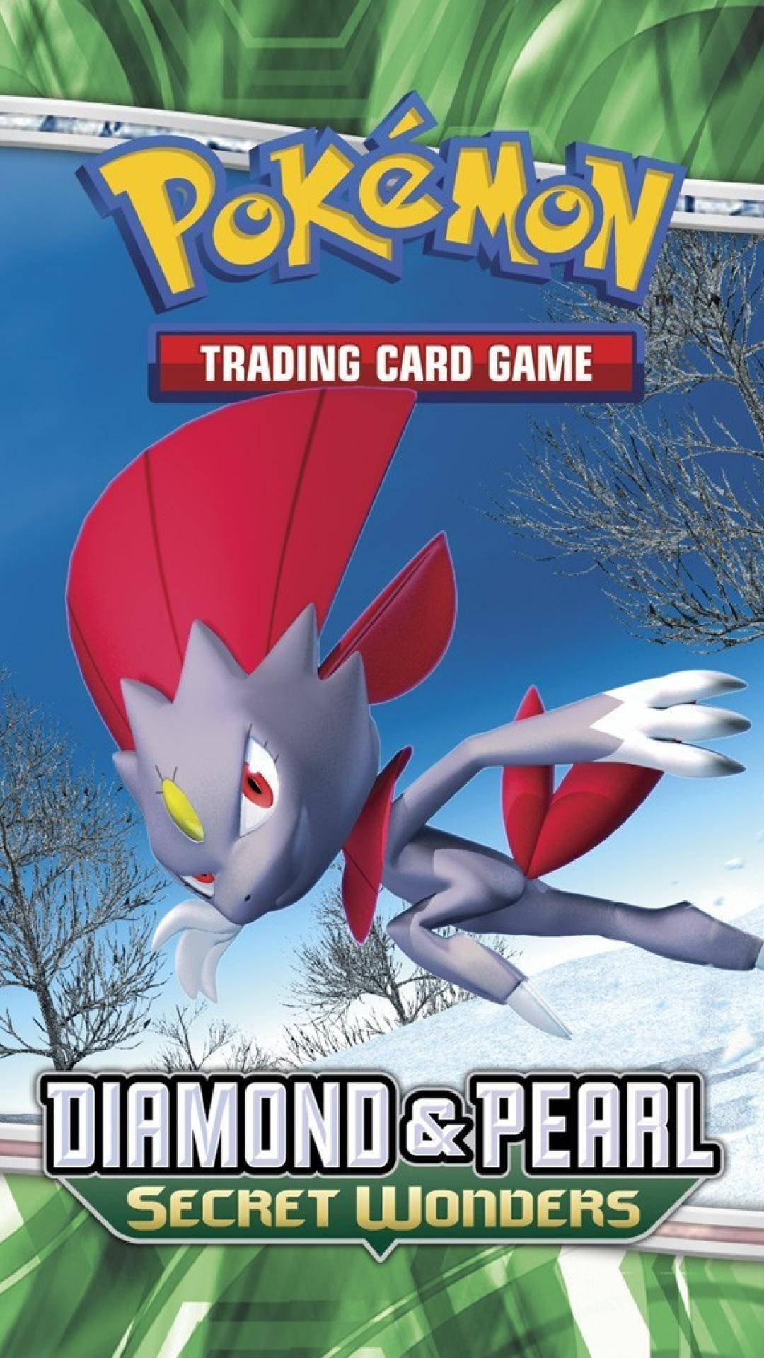 Weavile ডায়মন্ড এবং পার্ল কার্ড ওয়ালপেপার