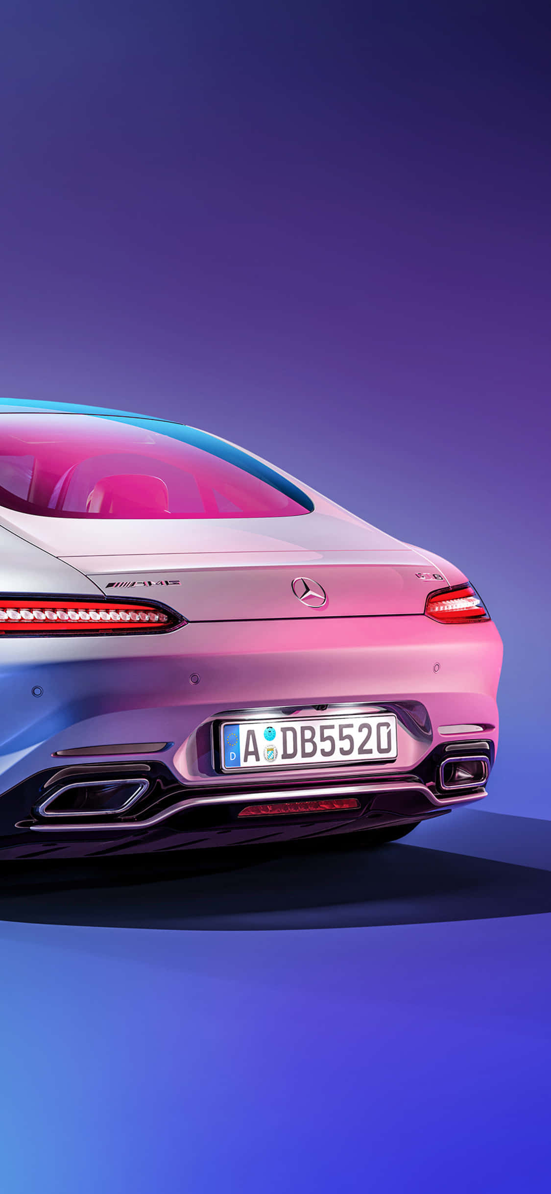 আইফোন X AMG GT-R ব্যাকগ্রাউন্ড সাদা ট্রাঙ্ক AMG GT ওয়ালপেপার