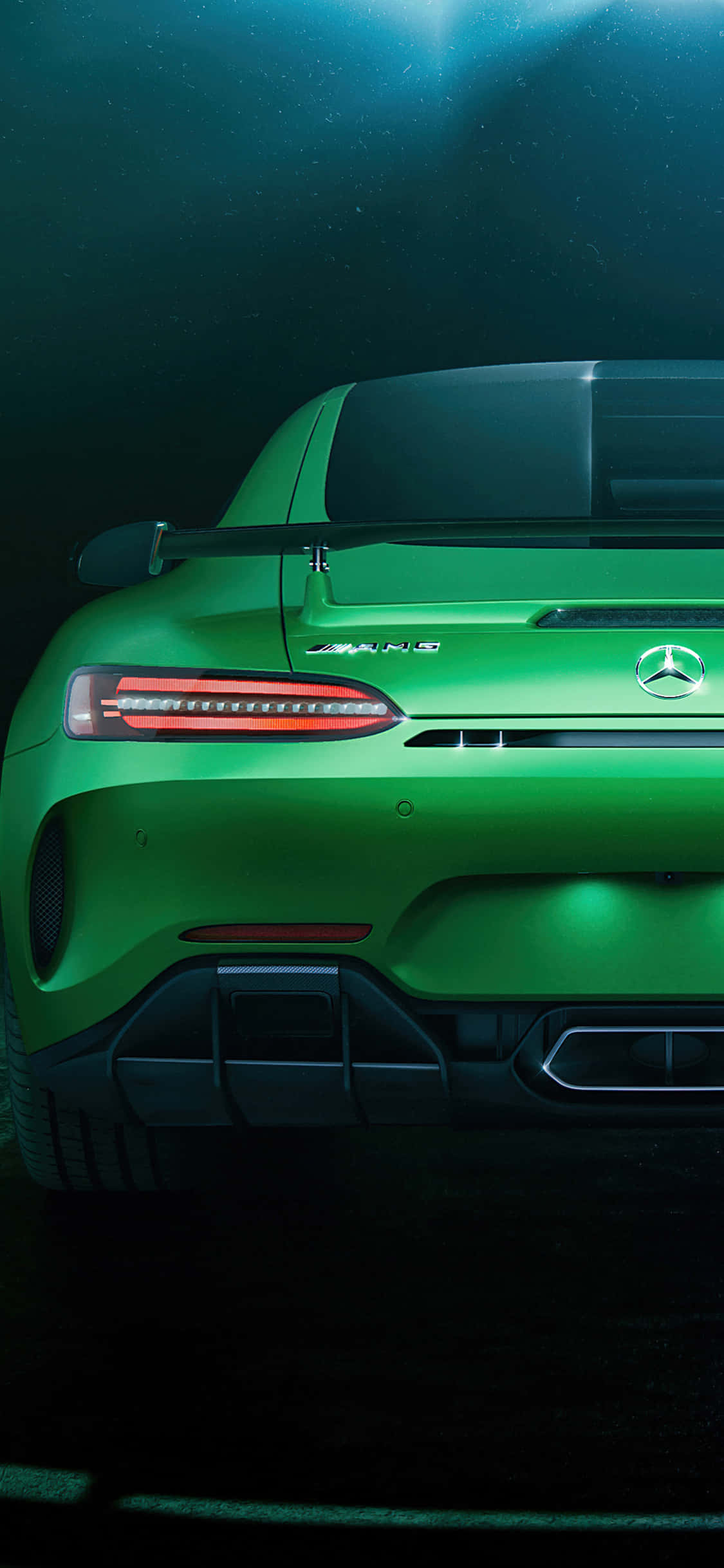 আইফোন X AMG GT-R ব্যাকগ্রাউন্ড টেইল লাইট AMG GT ওয়ালপেপার