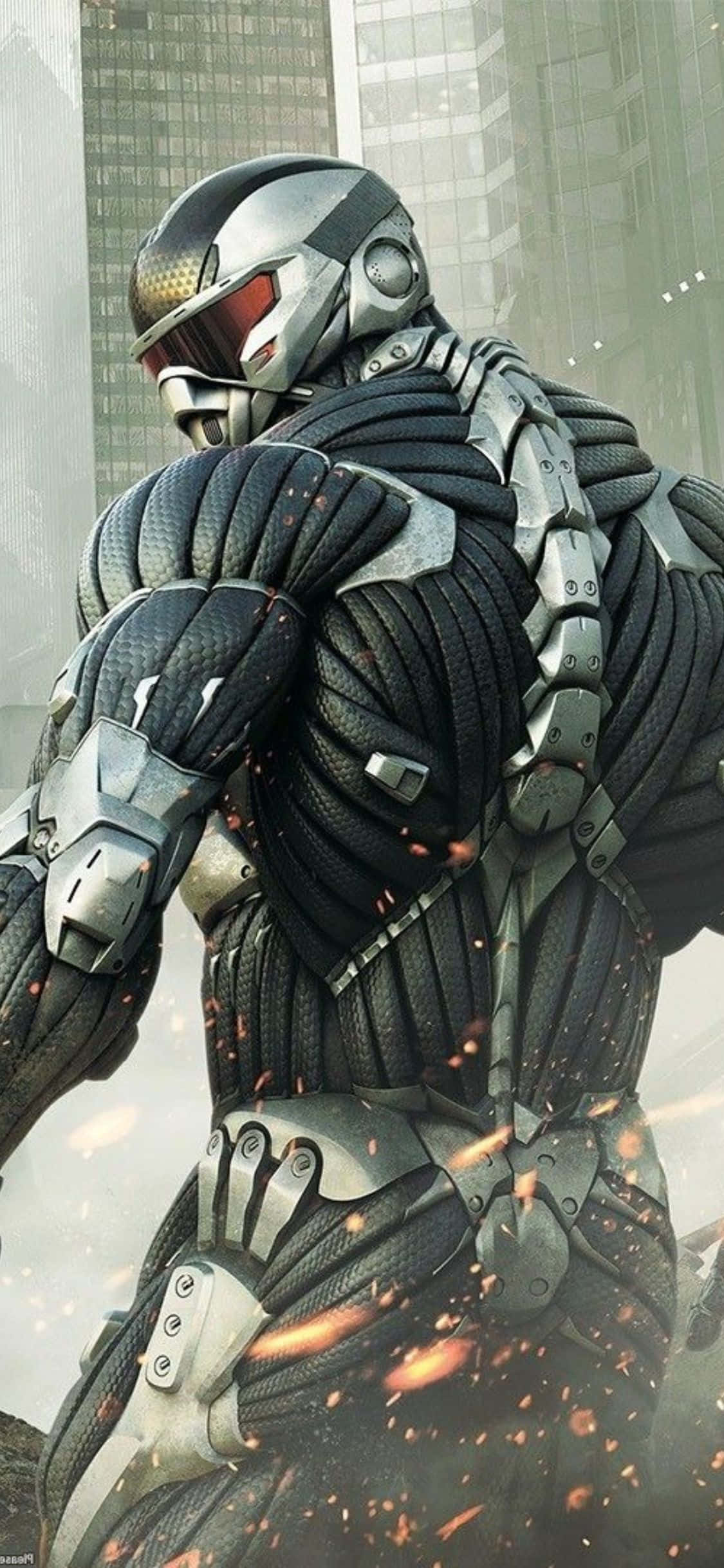 আইফোন X এবং Crysis 3-এর সাথে এলিয়েন জগত অন্বেষণ ওয়ালপেপার