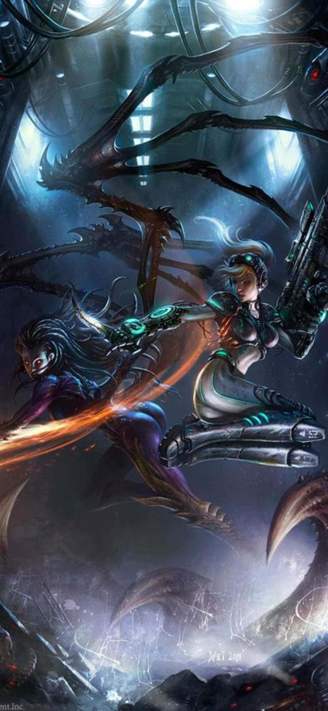 iPhone X Starcraft Ii ব্যাকগ্রাউন্ড সারাহ নোভা ওয়ালপেপার