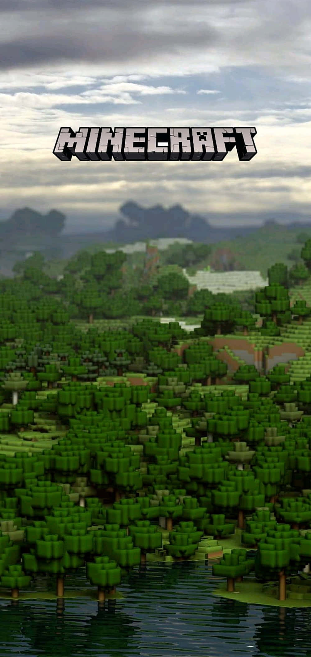 পিক্সেল ৩xl Minecraft ব্যাকগ্রাউন্ড ধূসর মেঘ ওয়ালপেপার