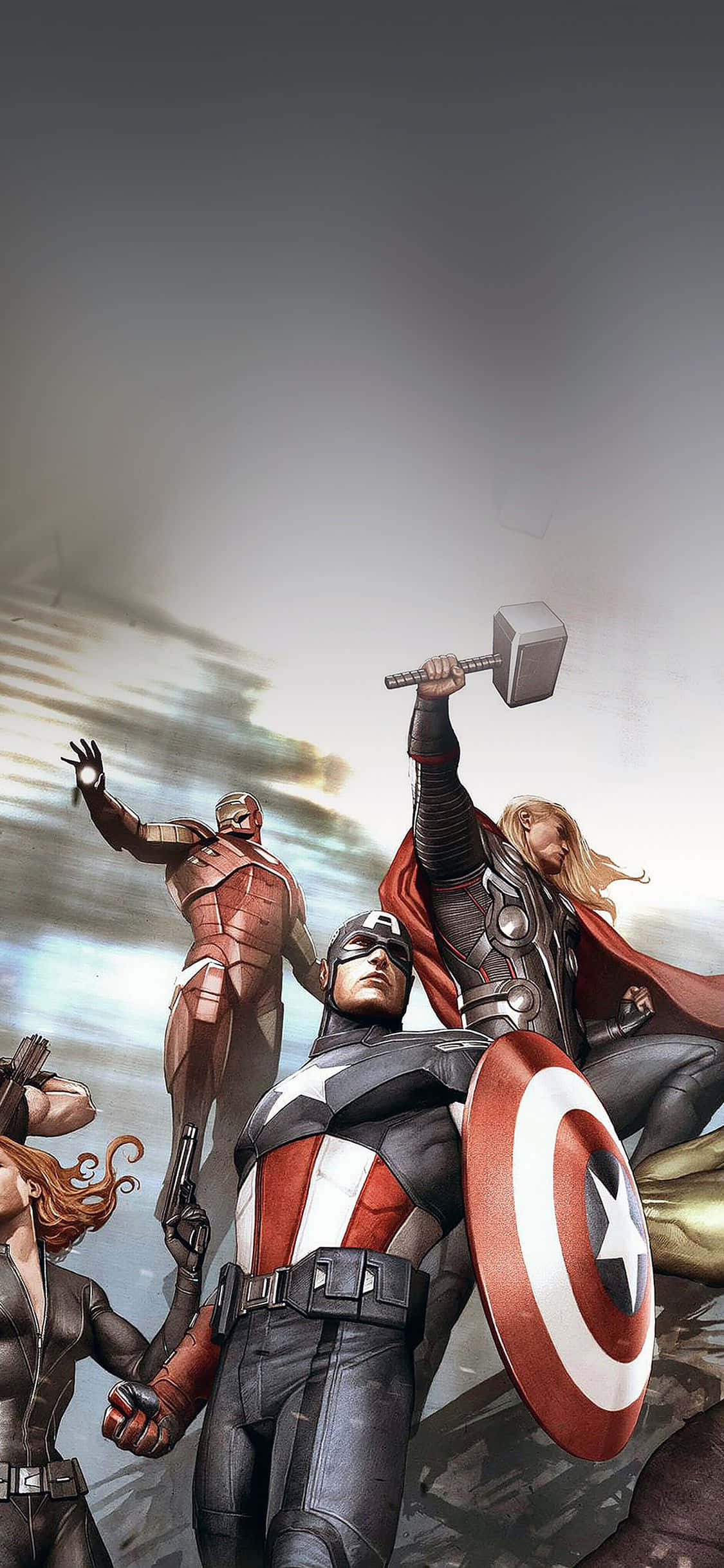 নতুন আইফোন Xs Marvel's Avengers এর সাথে পৃথিবীর হিরোদের একত্রিত করুন। ওয়ালপেপার