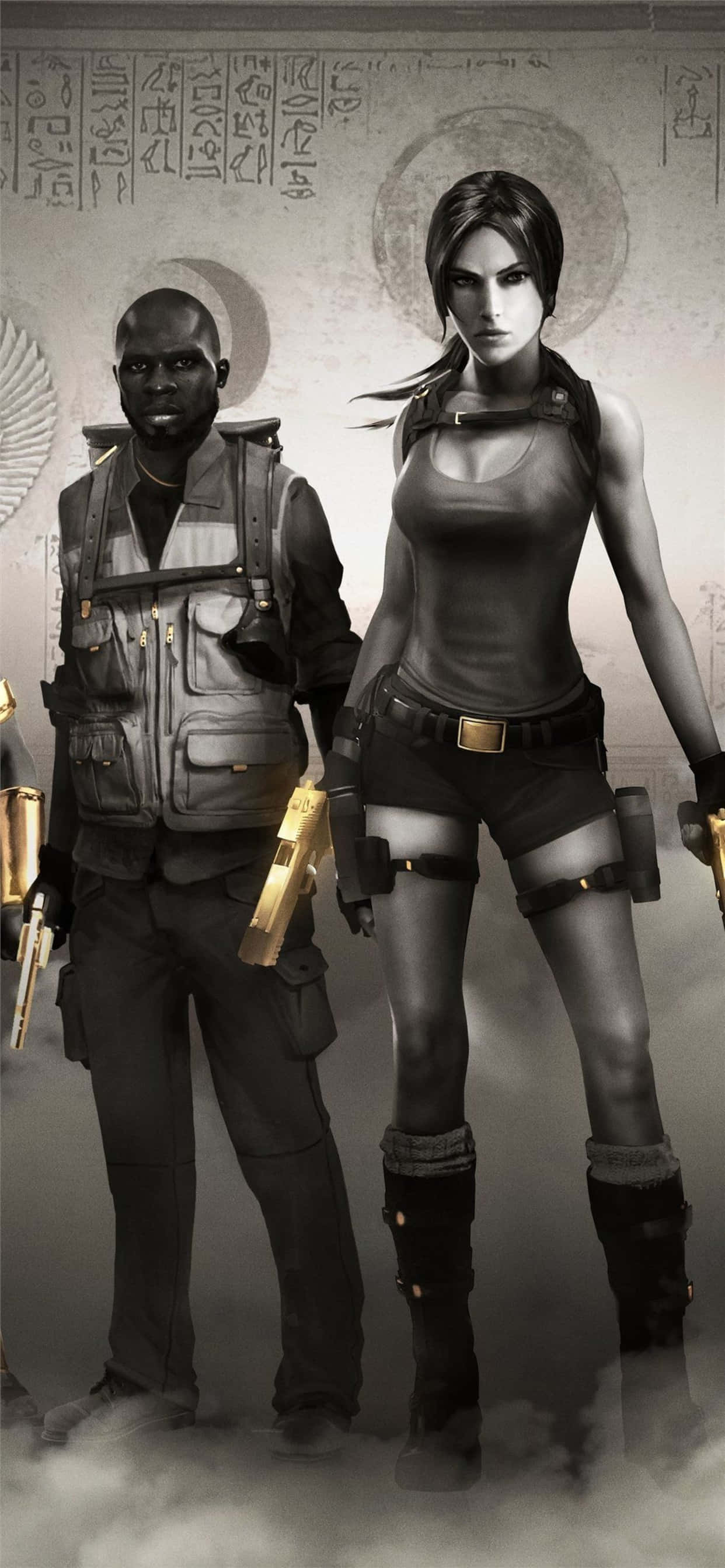 আইফোন Xs ম্যাক্সে রাইজ অফ দ্য টুম্ব রেইডার ওয়ালপেপার