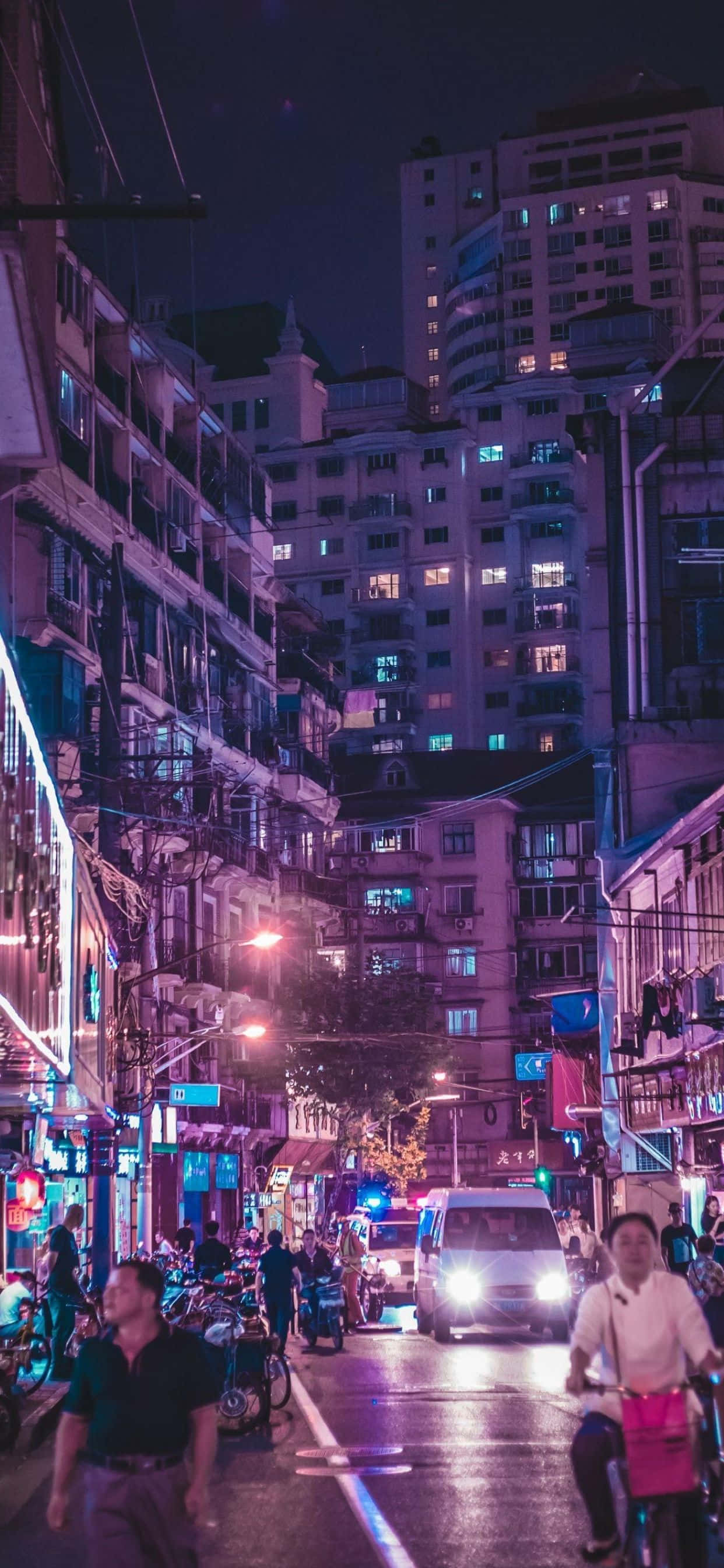 আইফোন Xs ম্যাক্সের শক্তি অনুভব করুন ওয়ালপেপার
