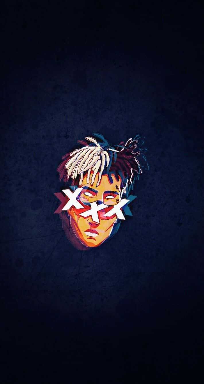 XXXTentacion Bad গ্লিচ ইফেক্ট সহ ওয়ালপেপার