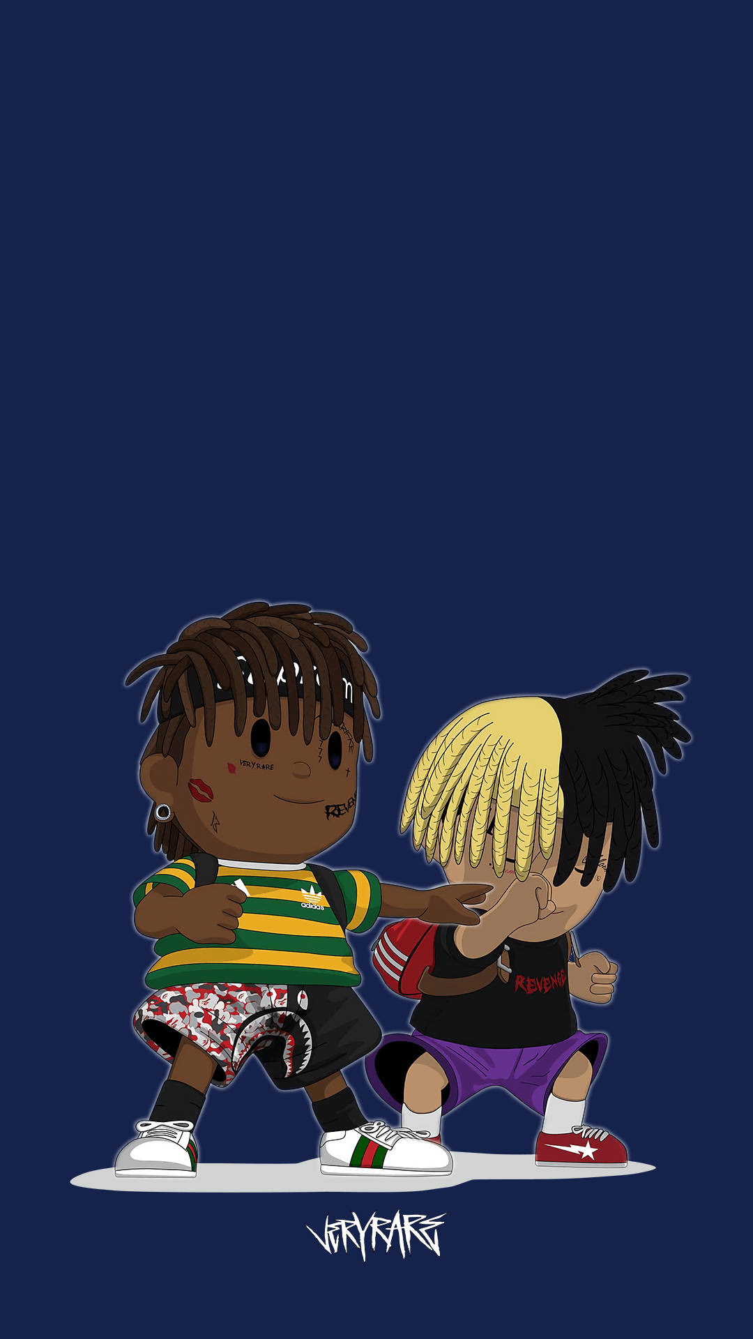 XXXTentacion এবং Juice Wrld অ্যানিমে ওয়ালপেপার