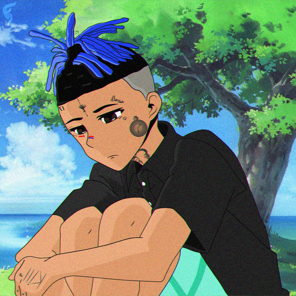 Xxxtentacion অ্যানিমে আর্ট ওয়ালপেপার