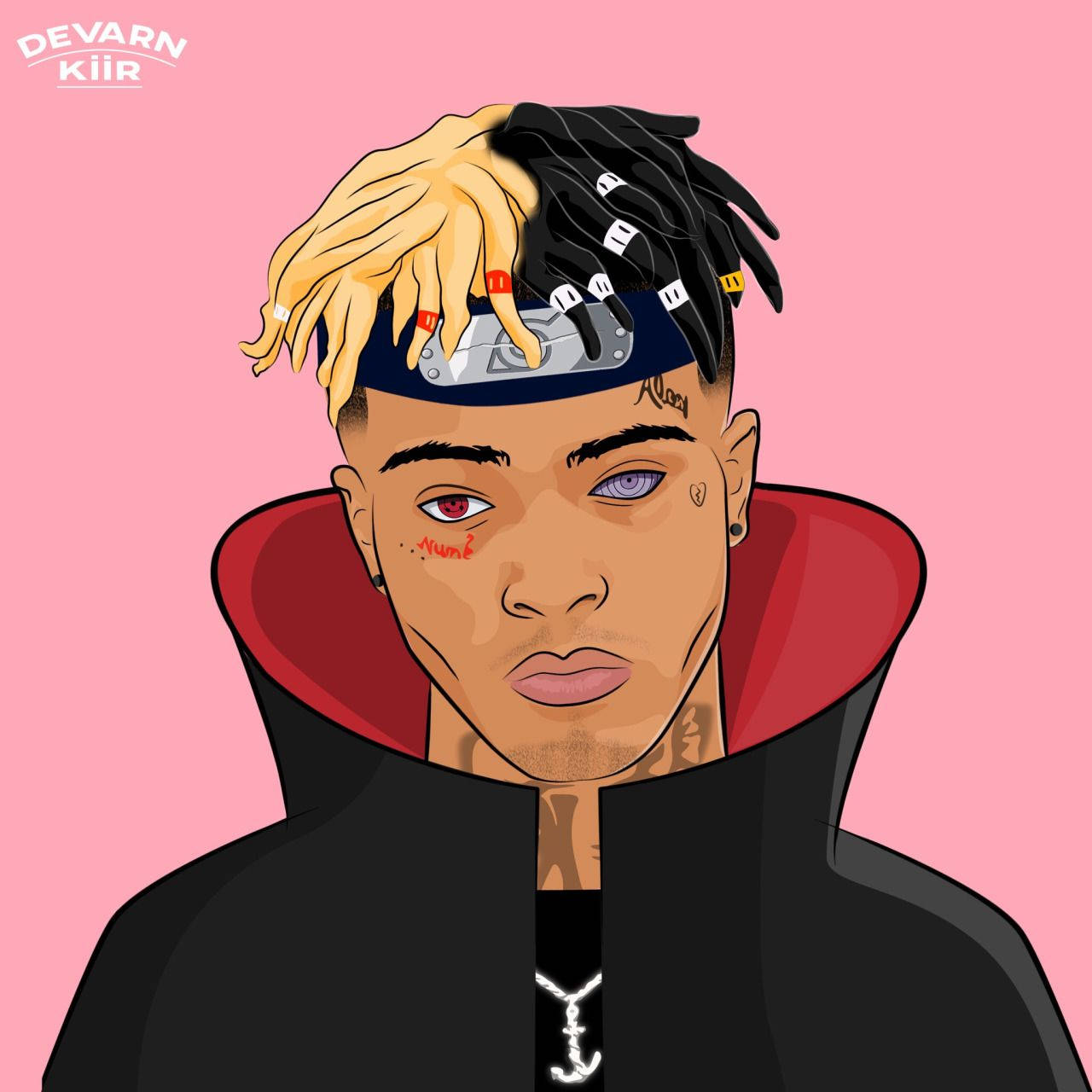 Xxxtentacion অ্যানিমে আকাতসুকি ক্লোক ওয়ালপেপার