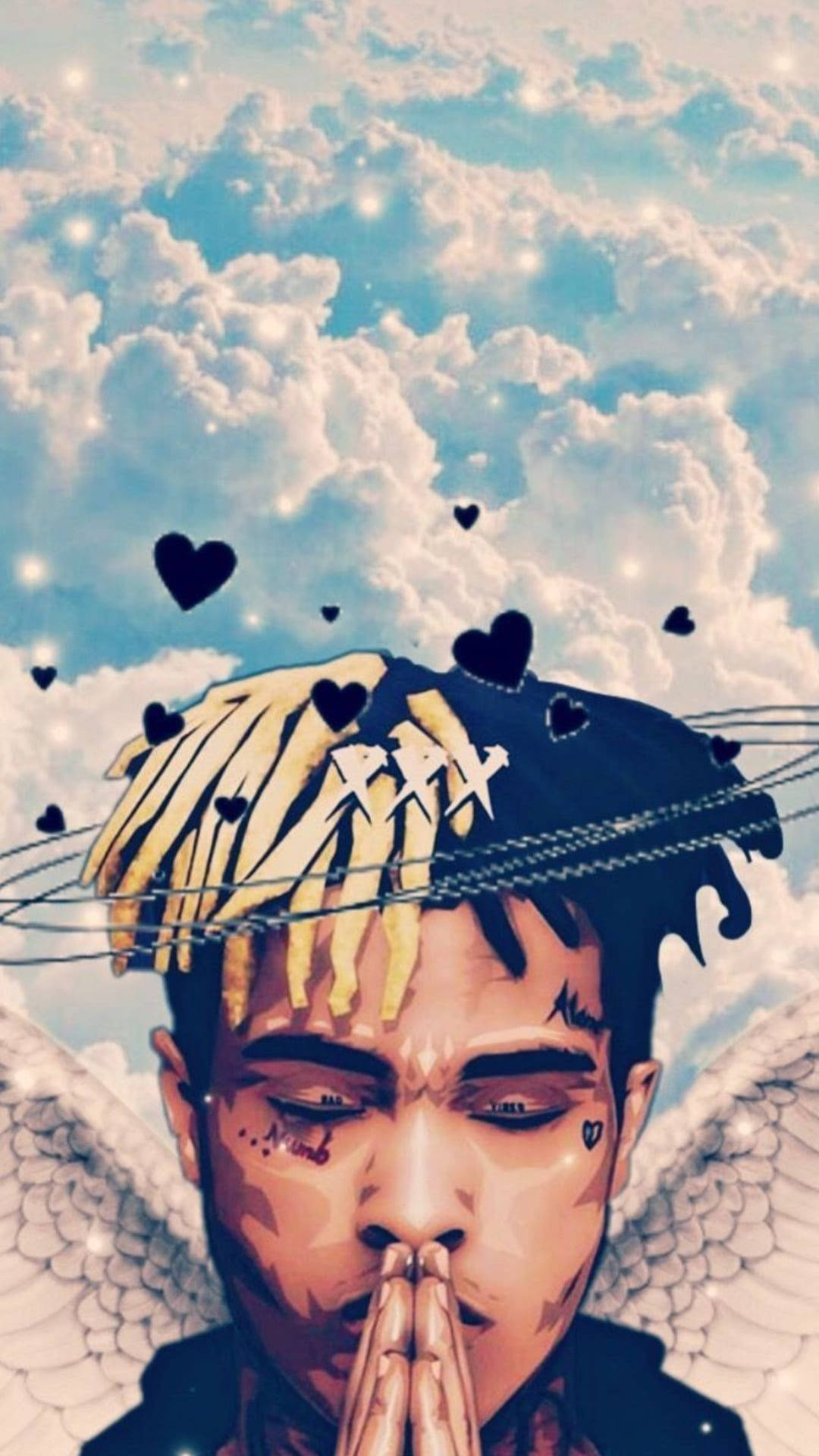 Xxxtentacion অ্যানিমে দেবদূতের ডানা ওয়ালপেপার