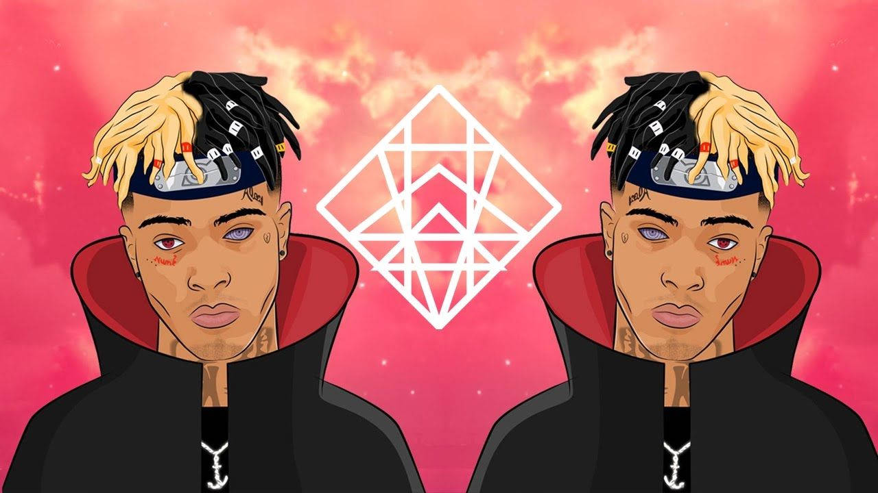 Xxxtentacion অ্যানিমে সাইড টু সাইড আর্ট ওয়ালপেপার