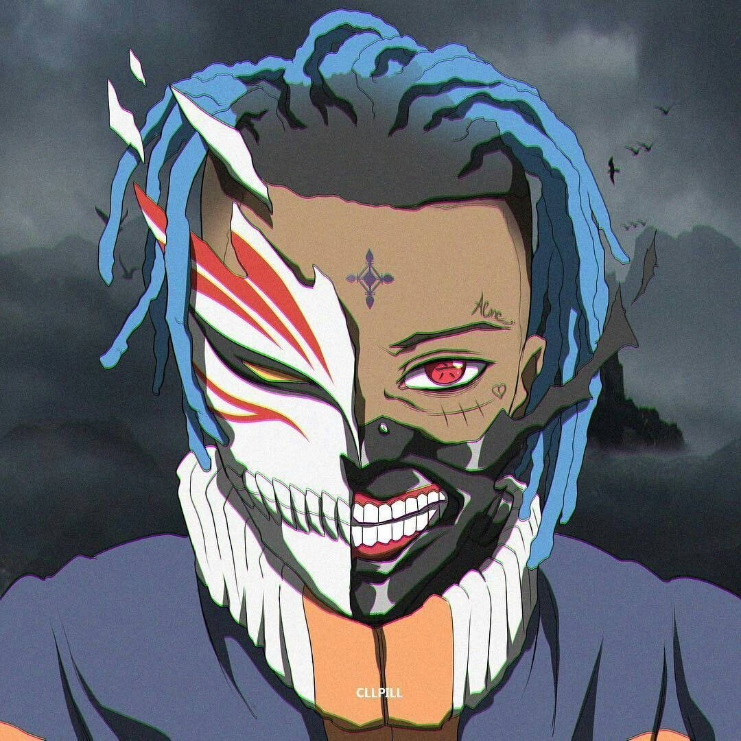 Xxxtentacion অ্যানিমে ব্লিচ মাস্ক ওয়ালপেপার