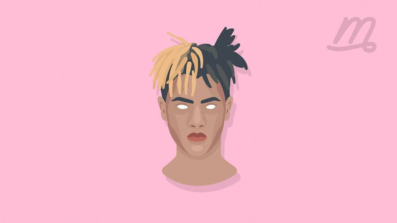 Xxxtentacion অ্যানিমে গোলাপী আর্ট ওয়ালপেপার