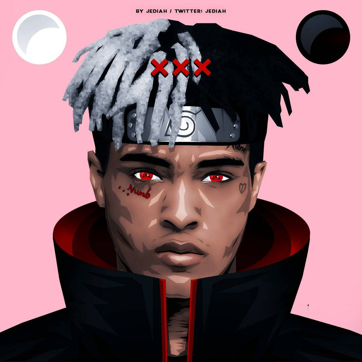 Xxxtentacion অ্যানিমে নারুটোর হেডগিয়ার ওয়ালপেপার