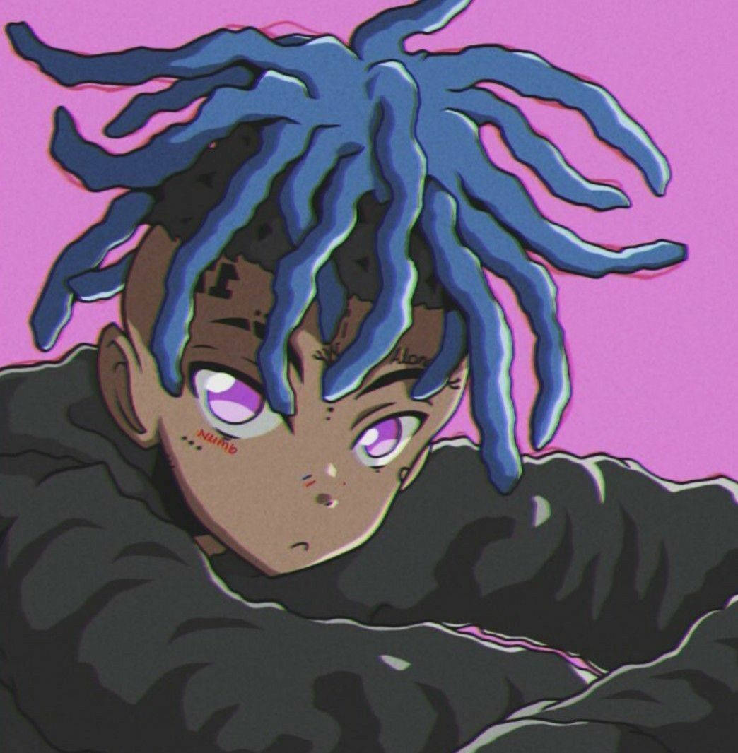 Xxxtentacion অ্যানিমে রেট্রো স্টাইল ওয়ালপেপার