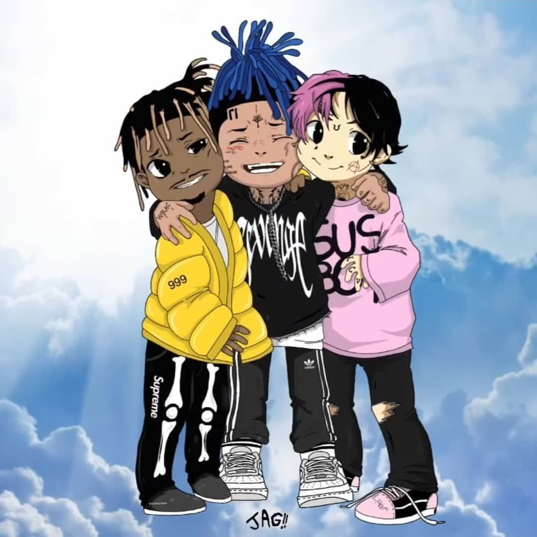 Xxxtentacion অ্যানিমে ও বন্ধুরা ওয়ালপেপার