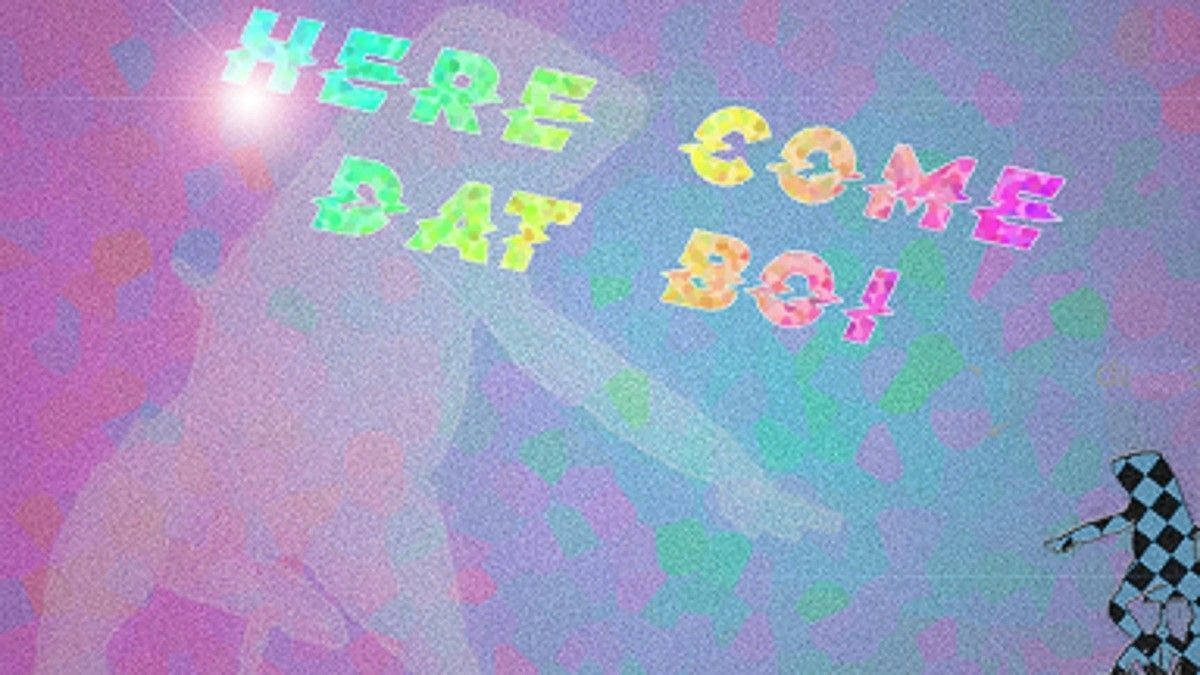 Y2k নান্দনিকতা হেয়ার কাম ড্যাট বয় ওয়ালপেপার