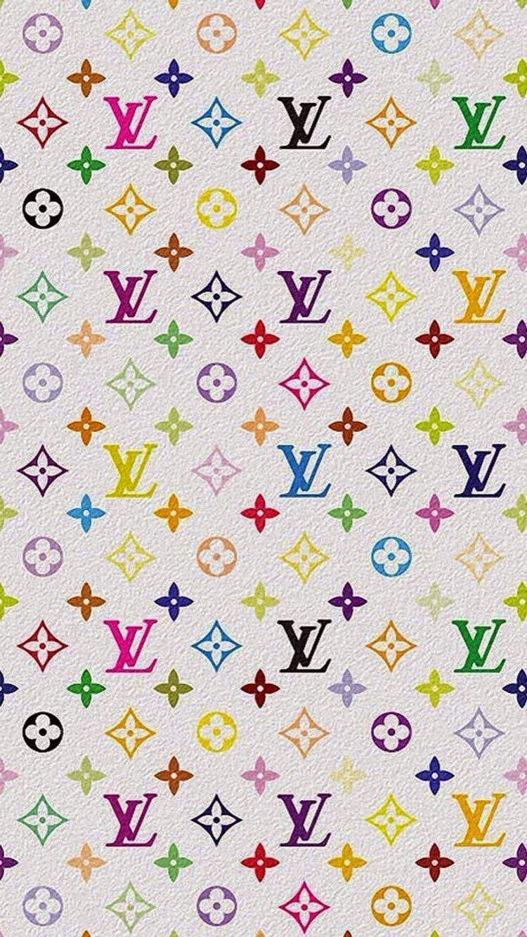 Y2k নান্দনিক Lv মনোগ্রাম লোগো ওয়ালপেপার