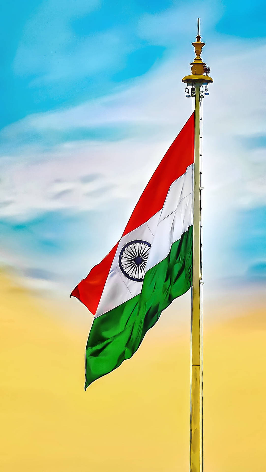 অত্যাশ্চর্য ভারতীয় পতাকা মোবাইল ওয়ালপেপার — মোবাইল জিআইএফ ওয়ালপেপার