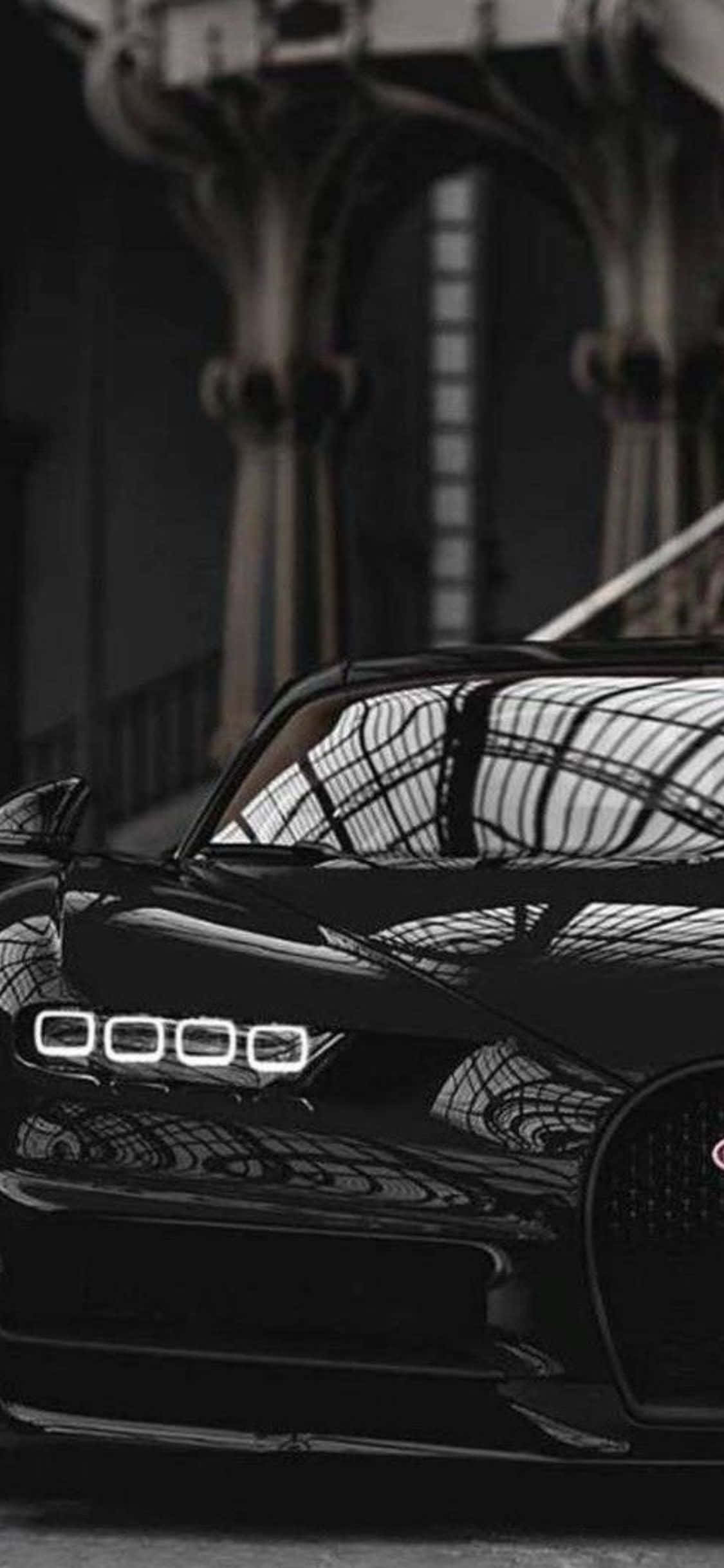 অল-নিউ iPhone Xs এবং Bugatti Chiron এর সাথে গতি অনুভব করুন ওয়ালপেপার