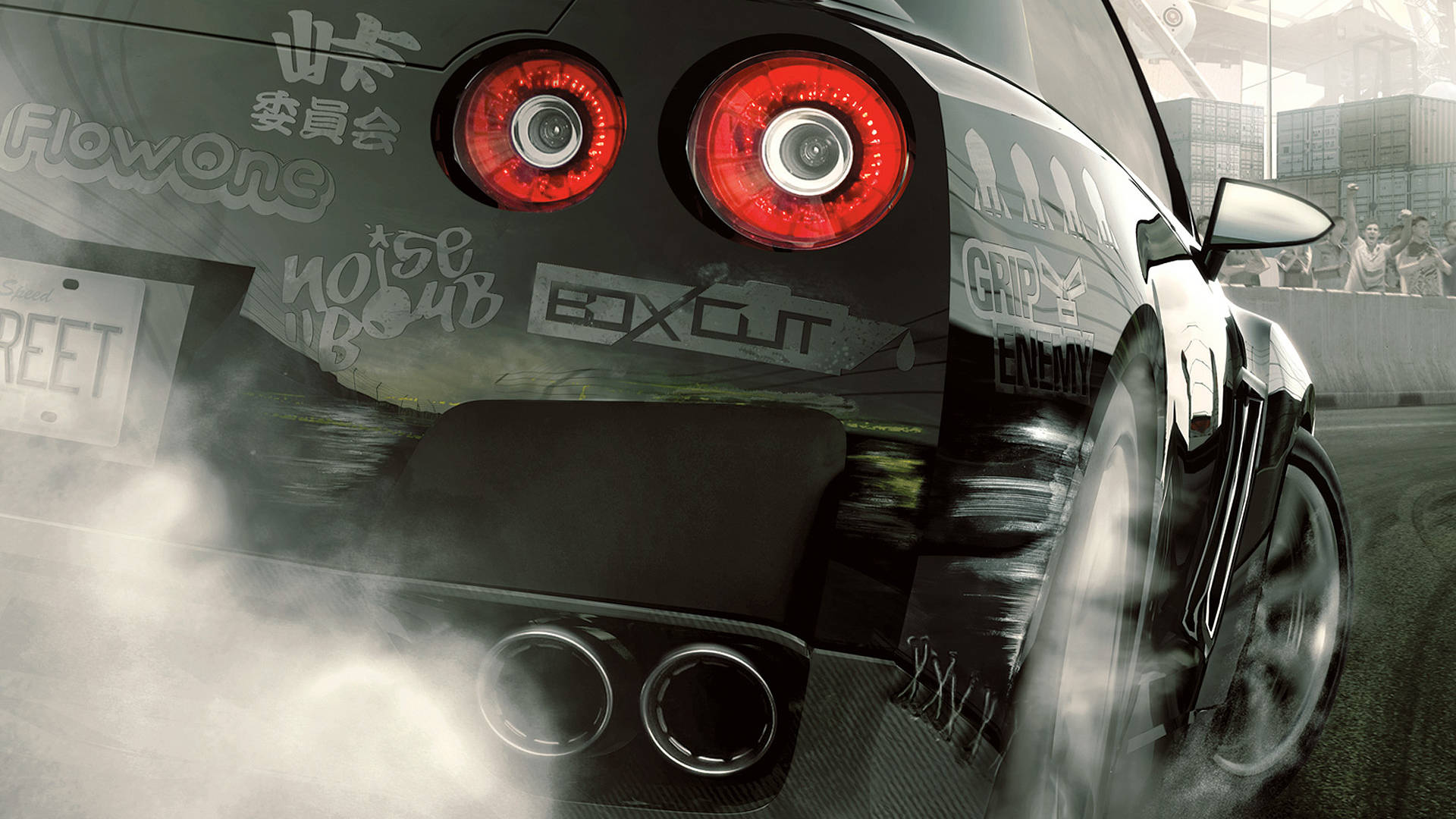আইপ্যাড প্রো কালো গাড়ির পিছনের অংশ ওয়ালপেপার