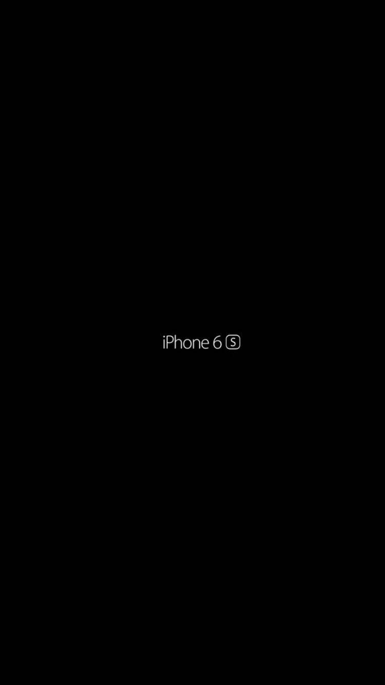 আইফোন 6s বেসিক ব্ল্যাক ওয়ালপেপার