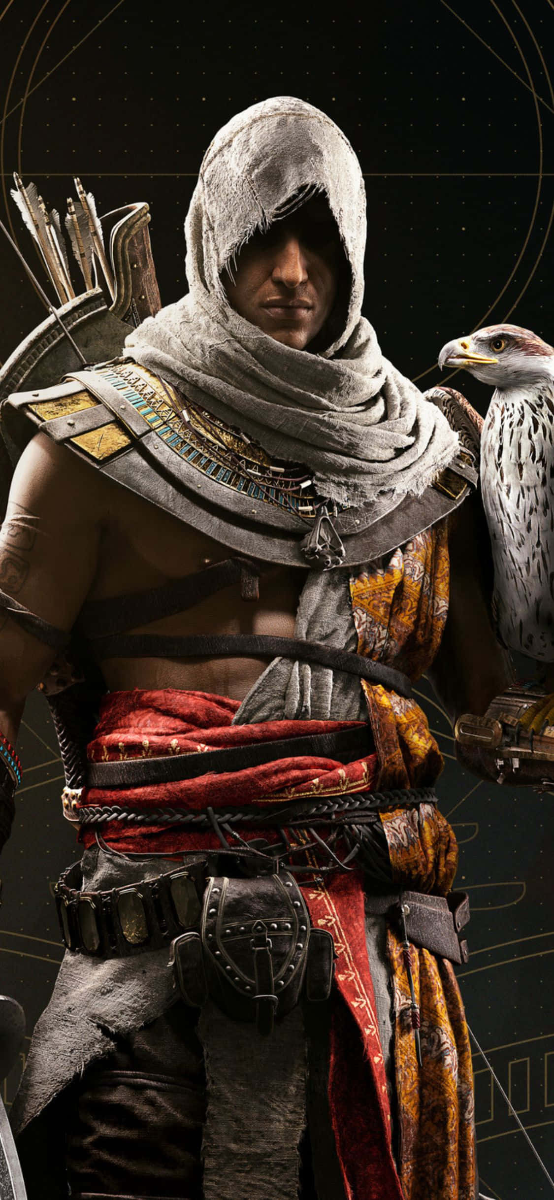 আইফোন X-এ Assassin's Creed Origins-এর শক্তি উন্মোচন করুন ওয়ালপেপার