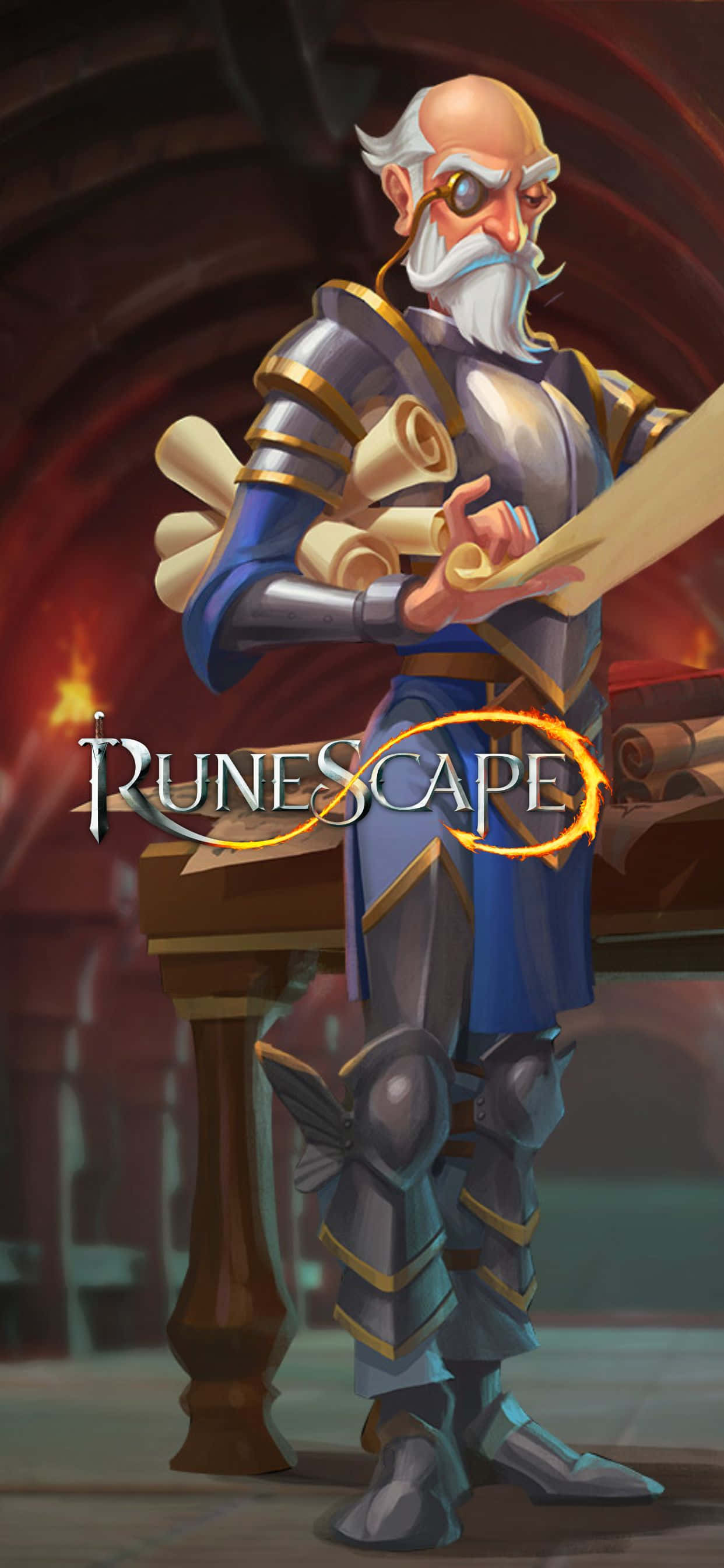 iPhone Xs Max-এর সাথে Runescape-এর জগত অন্বেষণ করুন ওয়ালপেপার