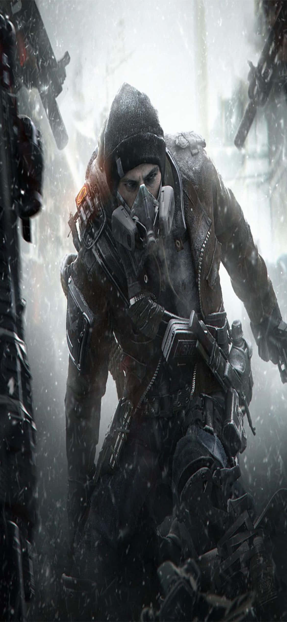আইফোন Xs দ্য ডিভিশন ব্যাকগ্রাউন্ড আক্রান্ত ব্যক্তি ওয়ালপেপার