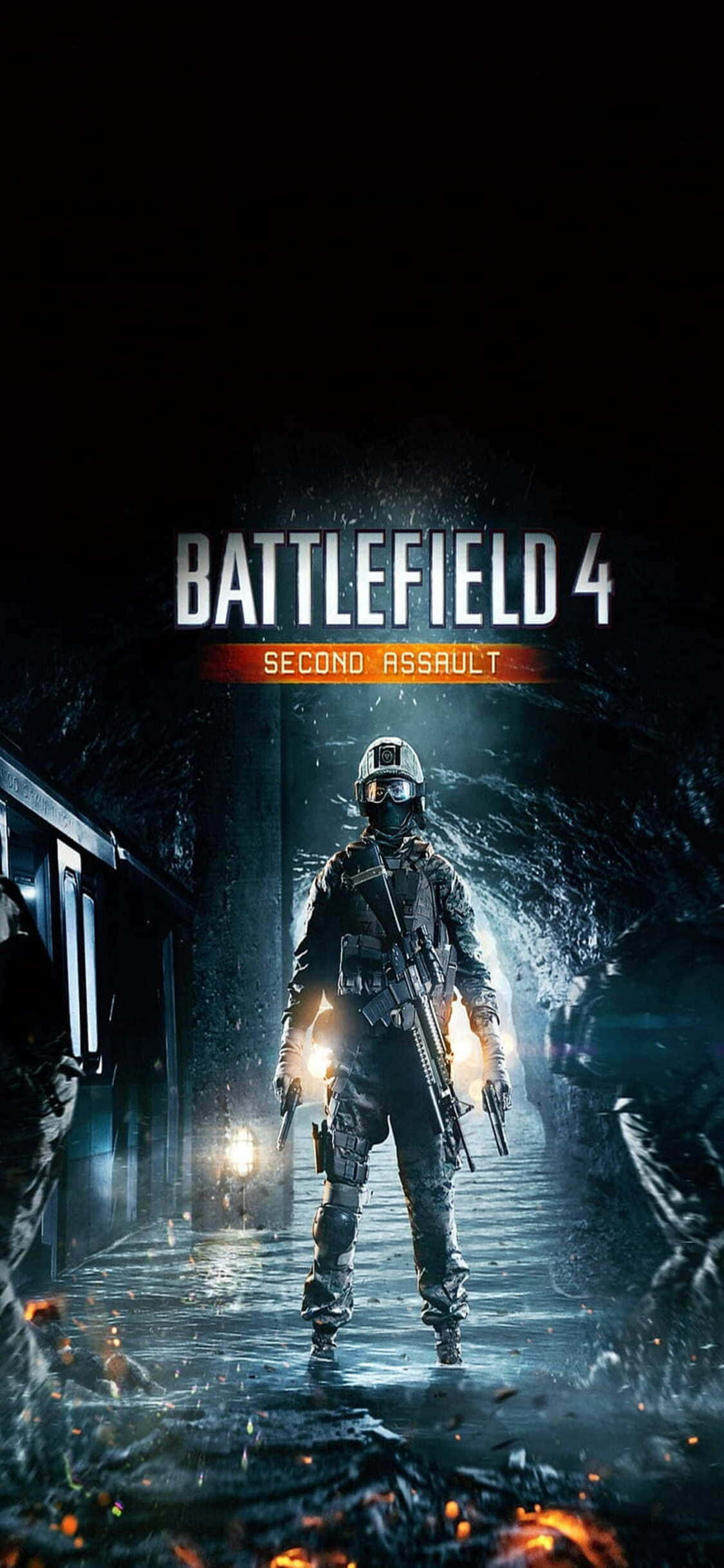 iPhone X এবং Battlefield 4-এর সাথে তীব্র যুদ্ধক্ষেত্রের অ্যাকশন অপেক্ষা করছে ওয়ালপেপার