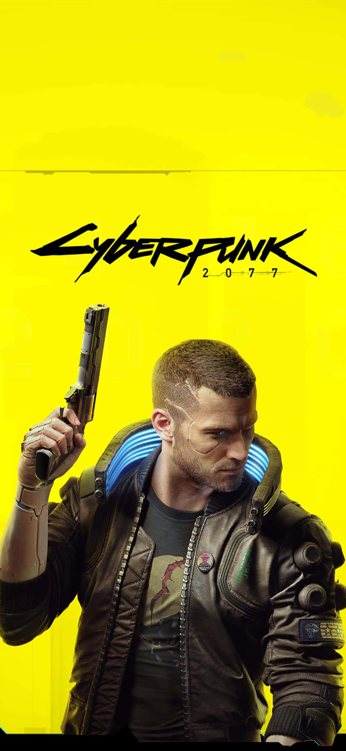 iPhone XS Max Cyberpunk 2077 প্রধান চরিত্র ভিনসেন্ট ব্যাকগ্রাউন্ড ওয়ালপেপার