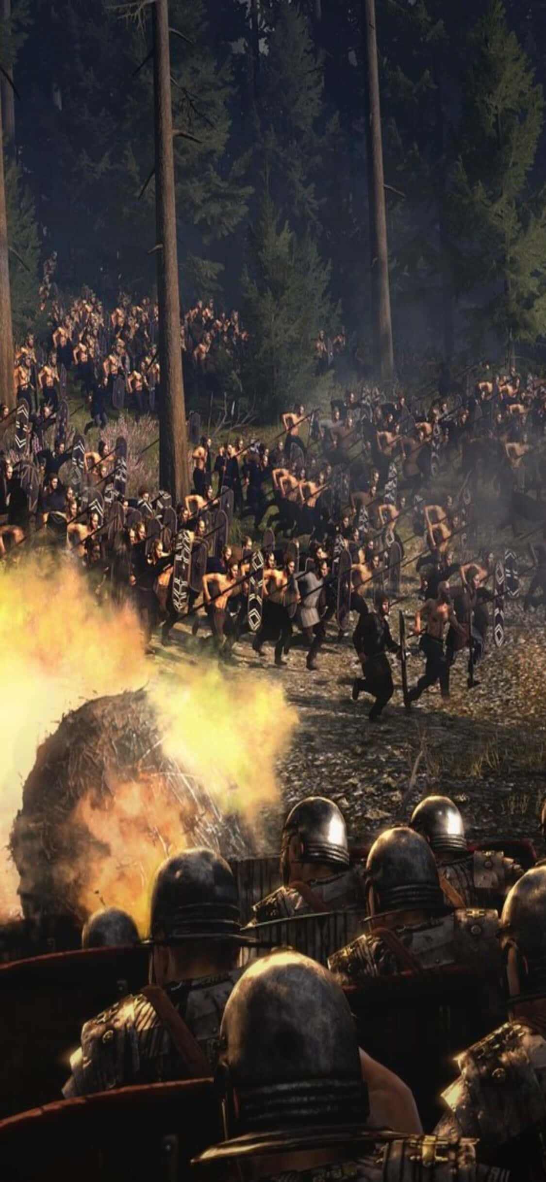আপনার iPhone XS-এ Total War: Rome II-এর রোমাঞ্চ অনুভব করুন ওয়ালপেপার