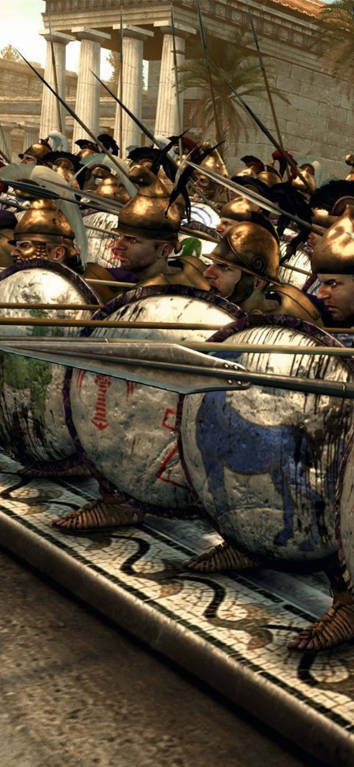 আপনার iPhone XS Max-এ Total War Attila-এর জন্য প্রস্তুত হোন ওয়ালপেপার
